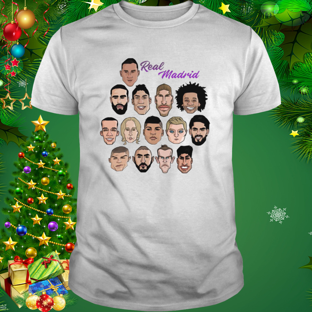 Real Madrid 2018 Squad shirt 1 Unisex shirt