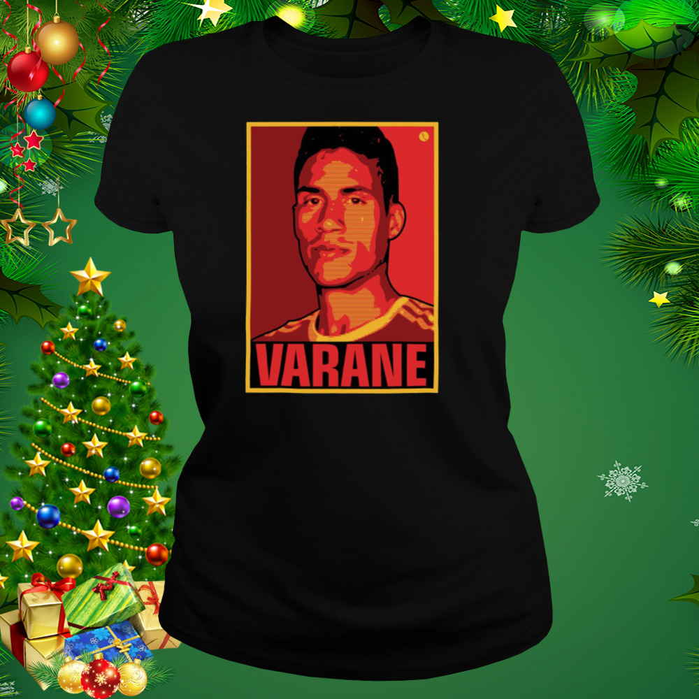Red Portrait Raphael Varane Mu shirt 2 Women's tshirt