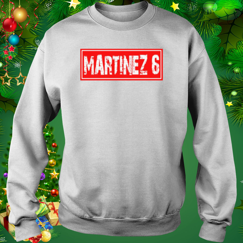 Red Typographic Design Lisandro Martinez shirt 4 Sweat shirt