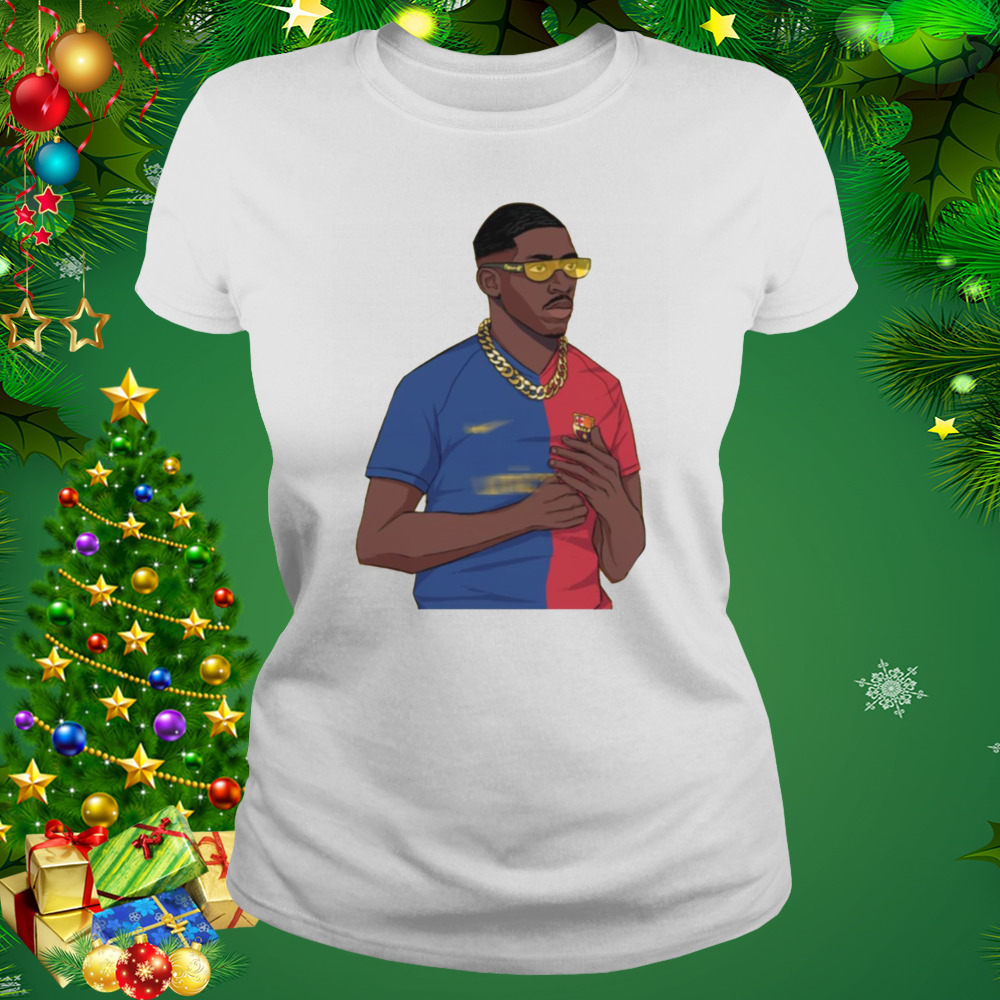 Retro Graphic Ousmane Dembele Portrait shirt 2 Women's shirt