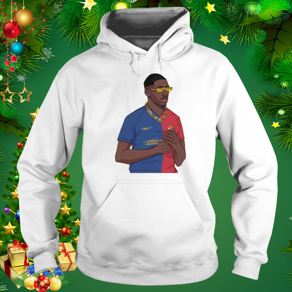 Retro Graphic Ousmane Dembele Portrait shirt 5 Hoodie shirt