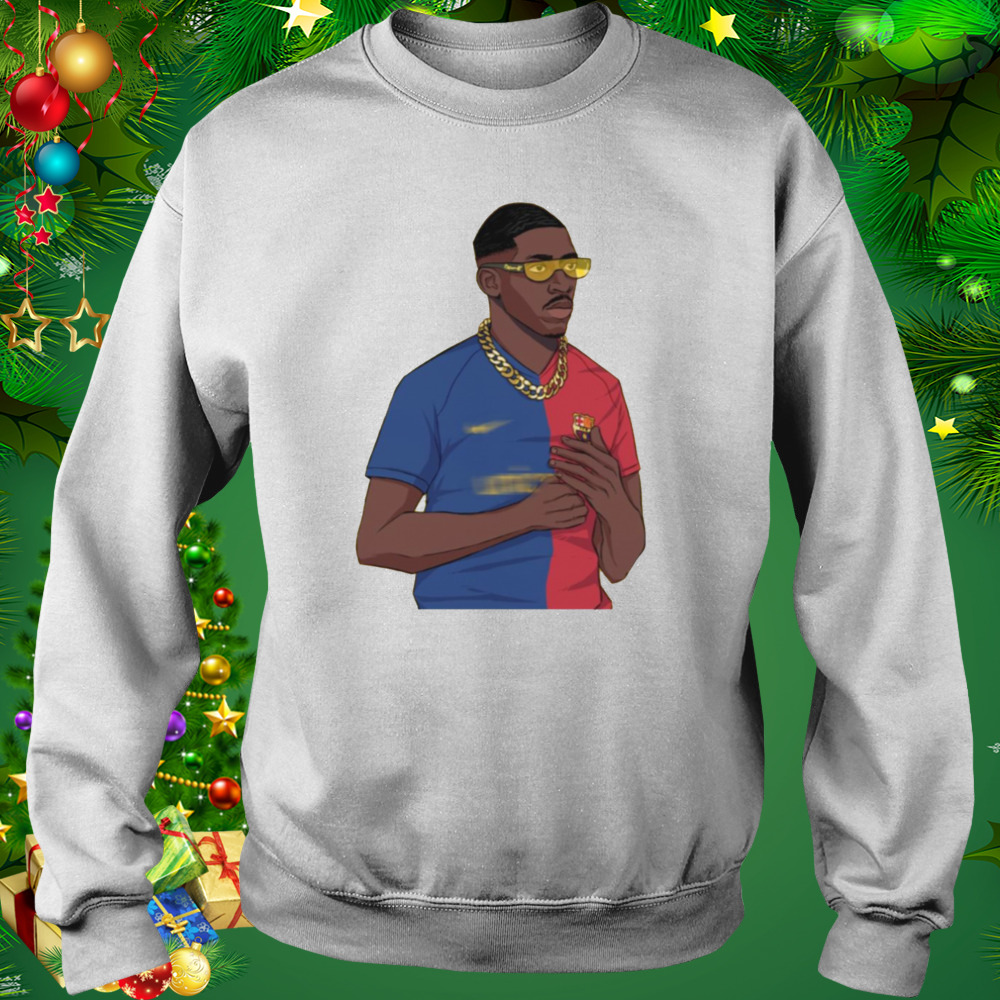 Retro Graphic Ousmane Dembele Portrait shirt 4 Sweat shirt