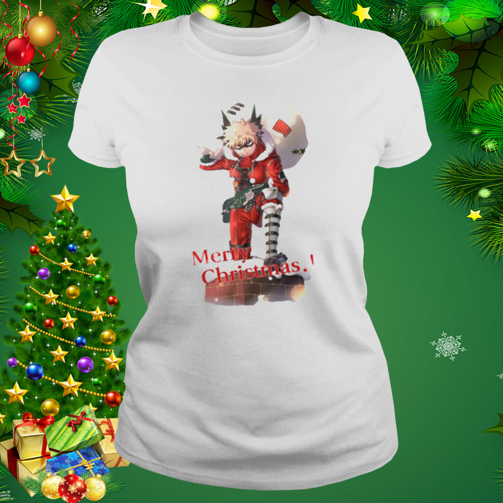 Santa Katsuki Bakugo On Christmas shirt 2 Women's shirt