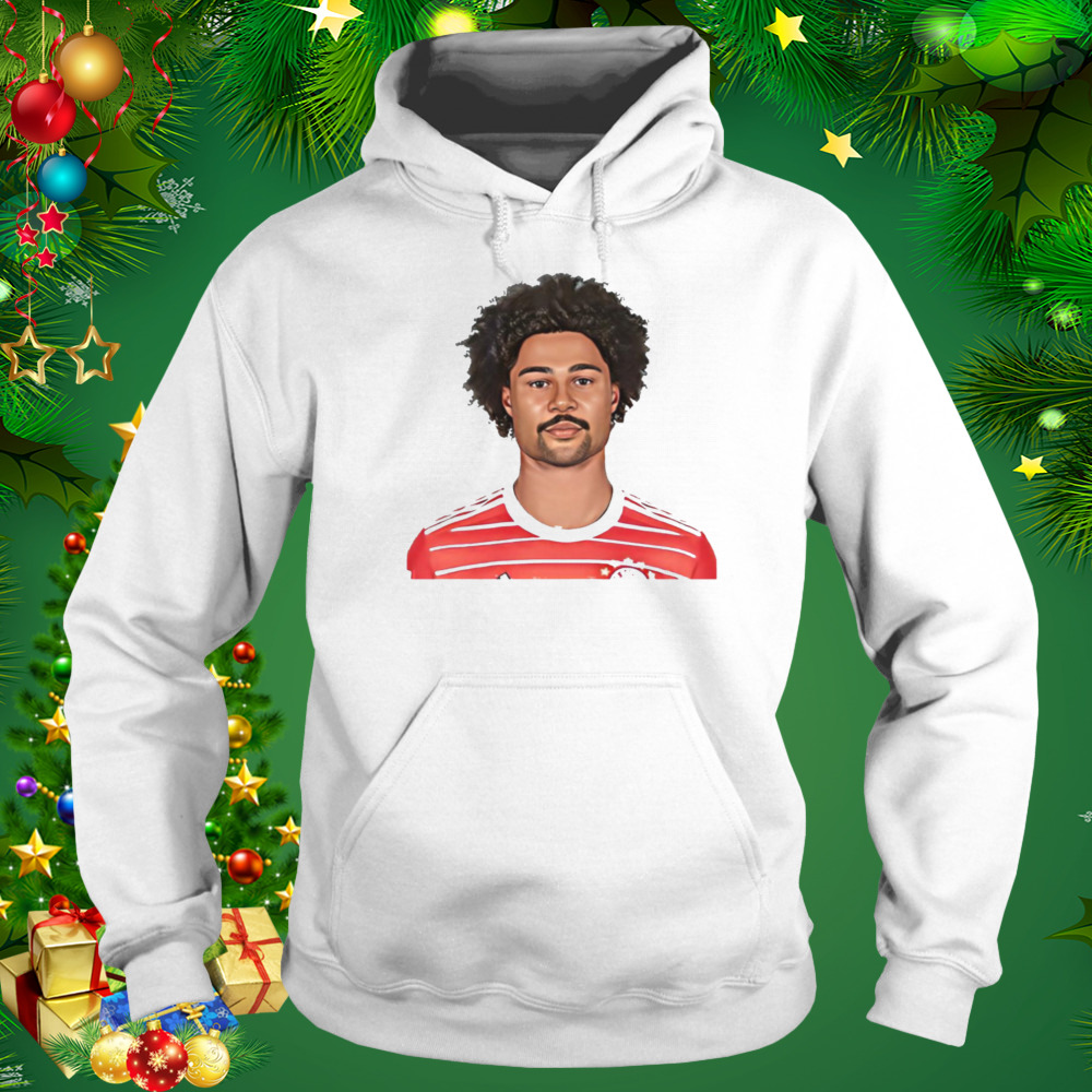 Serge Gnabry Funny Animated Portrait shirt 5 Hoodie shirt