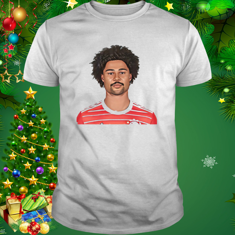 Serge Gnabry Funny Animated Portrait shirt 1 Unisex shirt