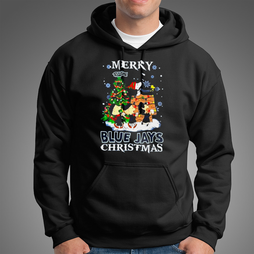 Snoopy and Friends Merry Toronto Blue Jays Christmas shirt - Kingteeshop