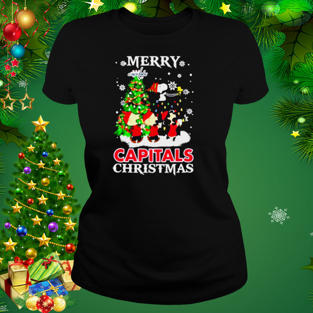 Snoopy and Friends Merry Washington Capitals Christmas shirt 2 Women's tshirt