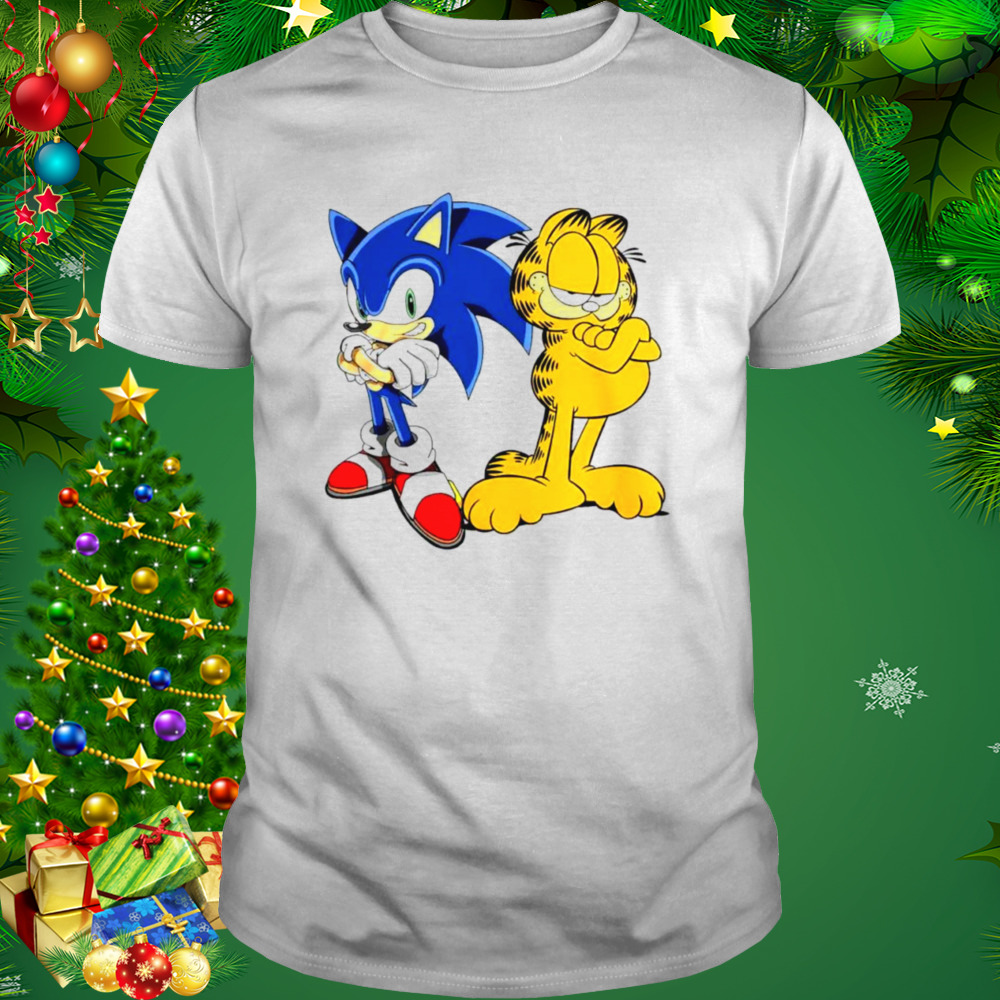 Sonic and Garfield shirt 1 Unisex shirt