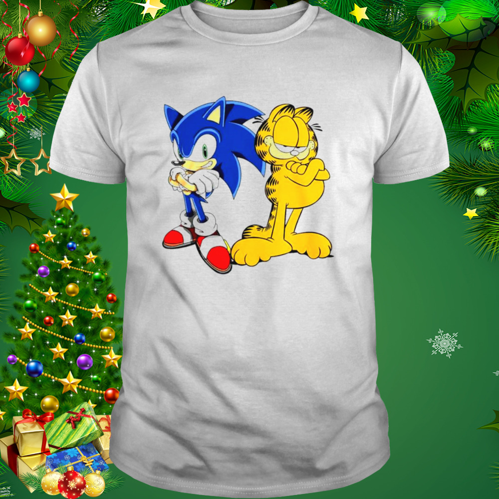 Sonic and Garfield shirt