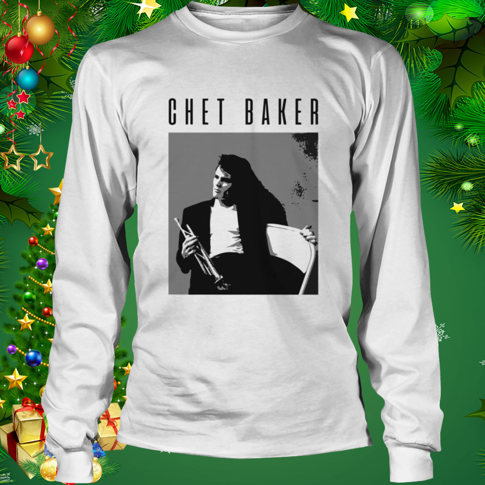 Tribute To Chet Baker Black And White shirt 3 Longsleeve shirt