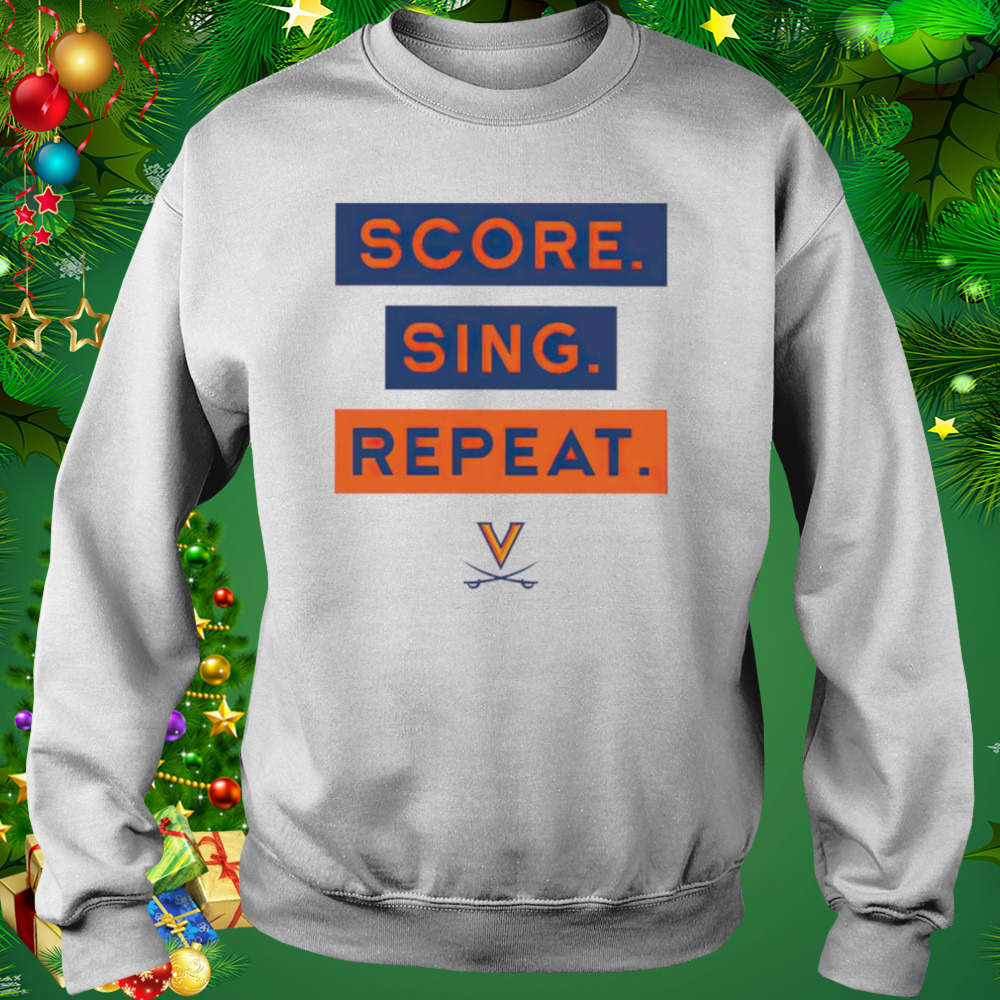 Virginia Cavaliers Sing Score Repeat shirt 4 Sweat shirt