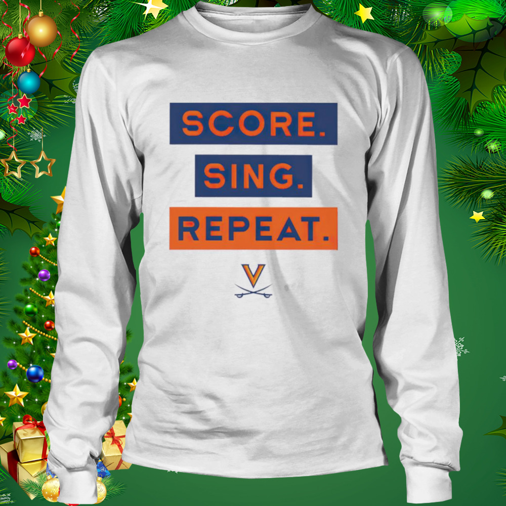 Virginia Cavaliers Sing Score Repeat shirt 3 Longsleeve shirt