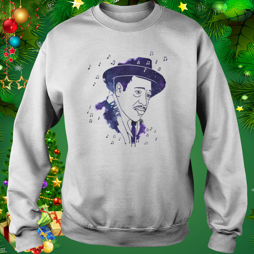 Watercolor Design Duke Ellingten Jazz Music shirt 4 Sweat shirt
