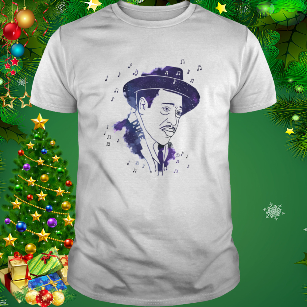 Watercolor Design Duke Ellingten Jazz Music shirt 1 Unisex shirt
