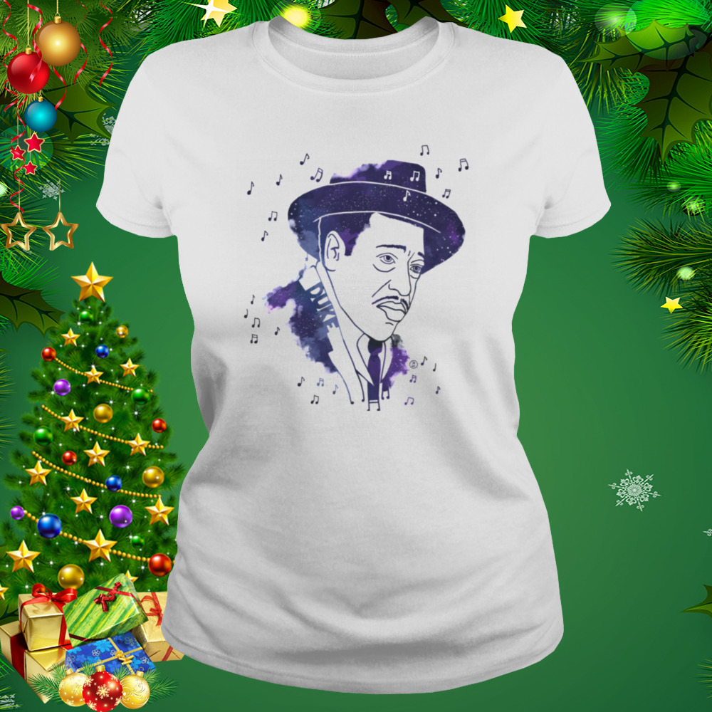 Watercolor Design Duke Ellingten Jazz Music shirt 2 Women's shirt