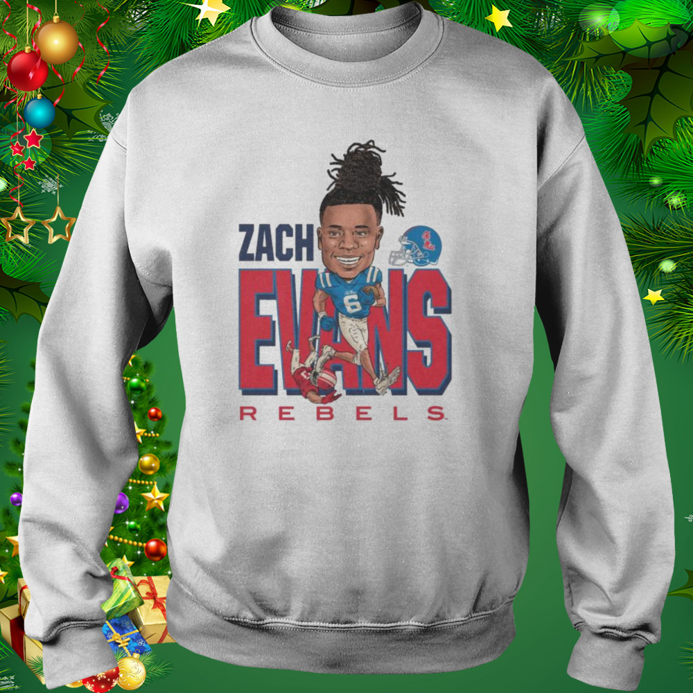 Zach evans caricature ole miss shirt 4 Sweat shirt
