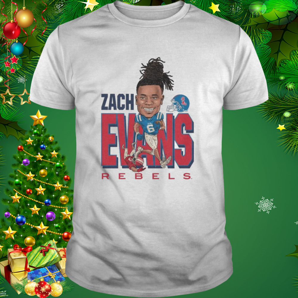Zach evans caricature ole miss shirt 1 Unisex shirt