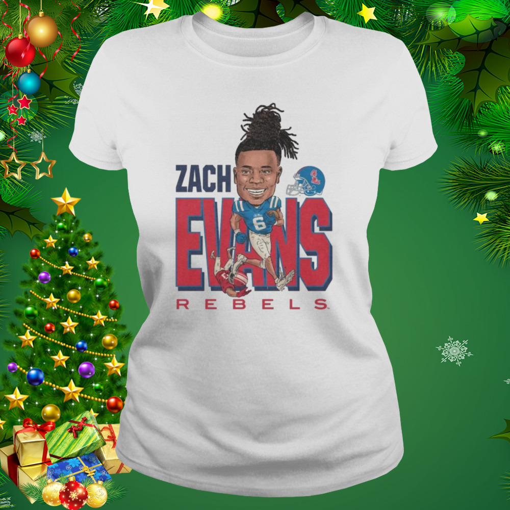 Zach evans caricature ole miss shirt 2 Women's shirt