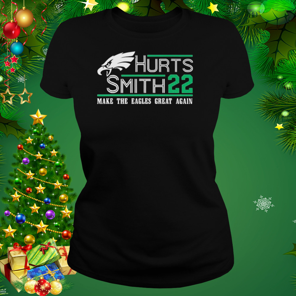 philadelphia Eagles Jalen Hurts And DeVonta Smith 2022 Make The Eagles Great Again Shirt 2 Women's tshirt