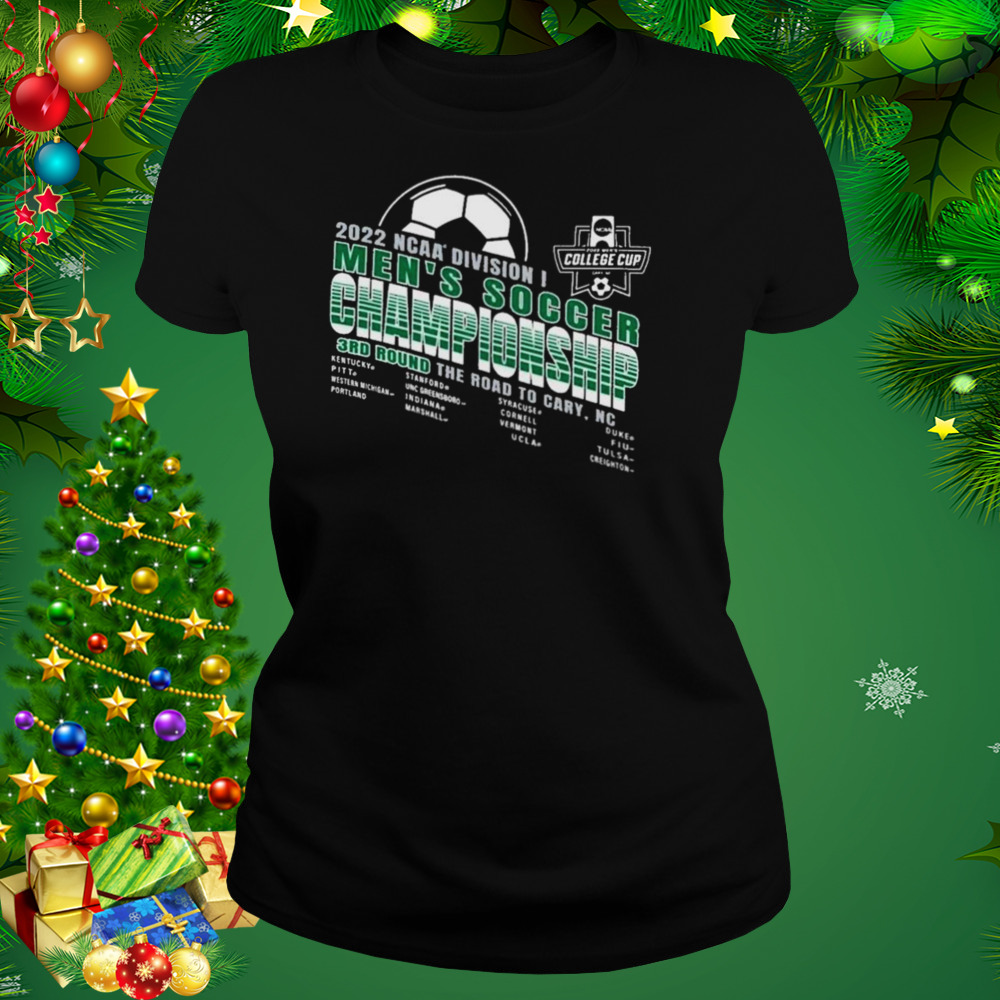 2022 NCAA Division I Men’s Soccer Championship 3rd Round The Road To Cary Shirt 2 Women's tshirt