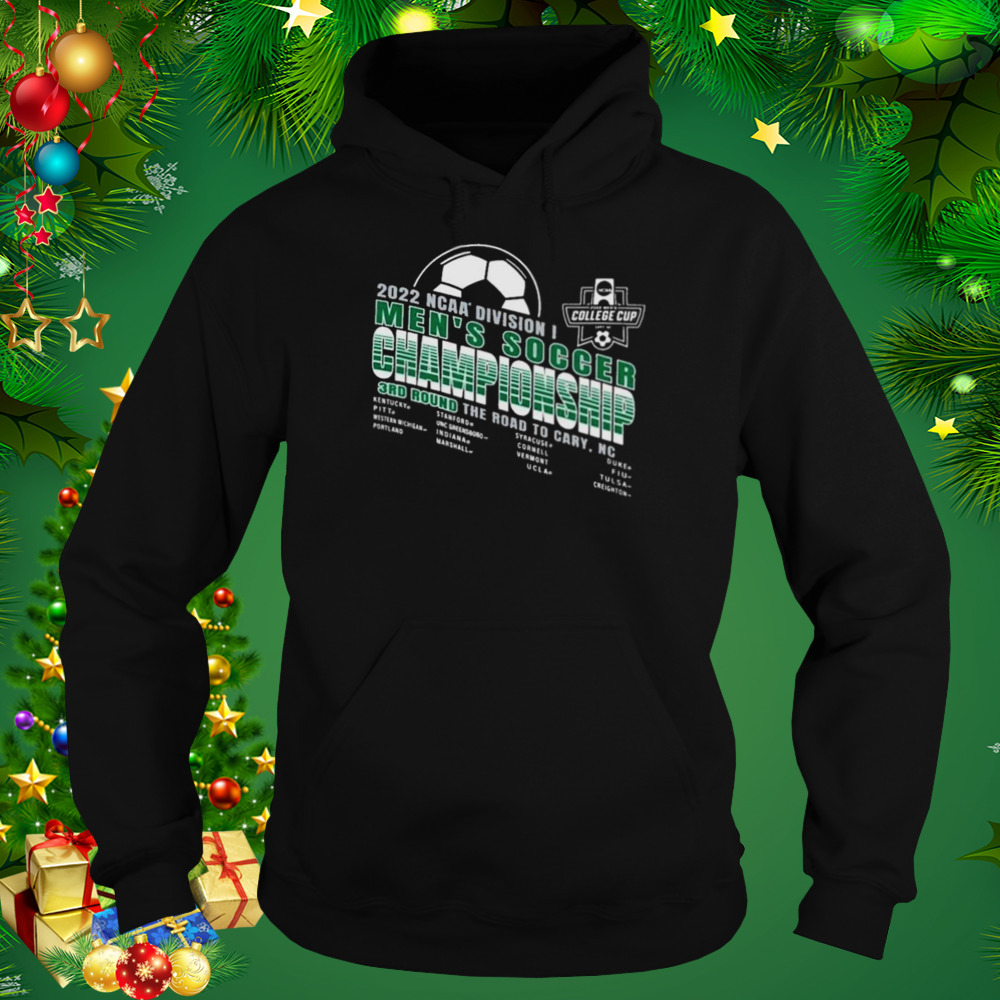 2022 NCAA Division I Men’s Soccer Championship 3rd Round The Road To Cary Shirt 5 Hoodie tshirt