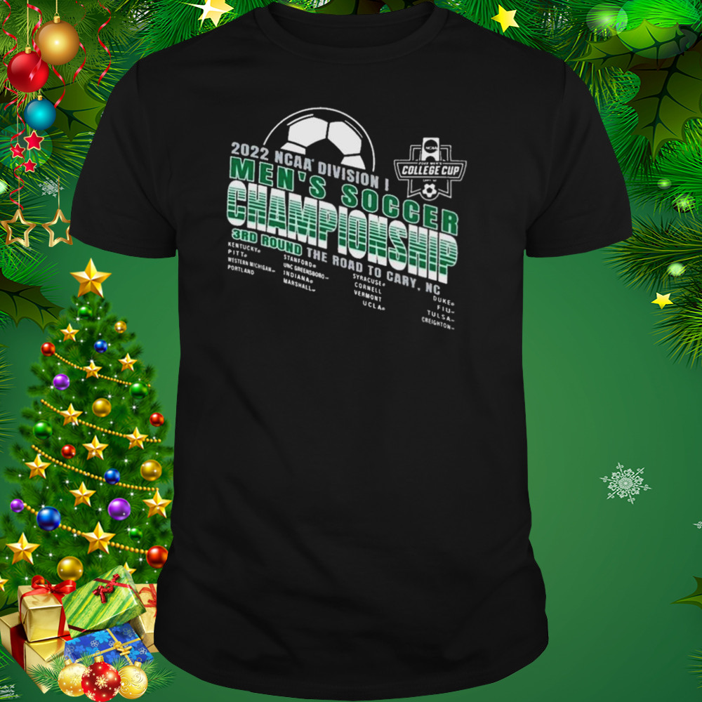 2022 NCAA Division I Men’s Soccer Championship 3rd Round The Road To Cary Shirt 1 Unisex tshirt