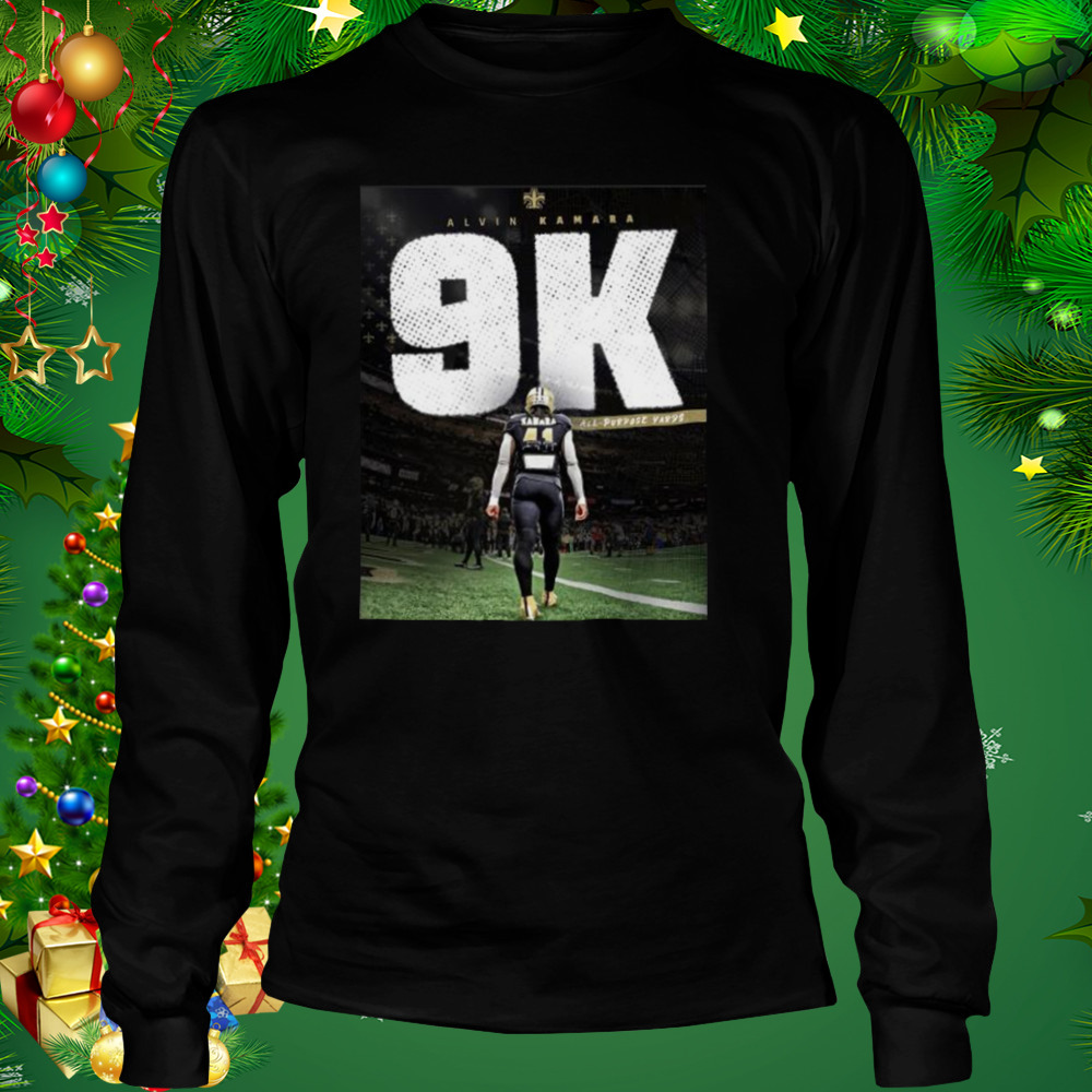Alvin Kamara New Orleans Saints 9000 all purpose yards shirt 3 Longsleeve tshirt