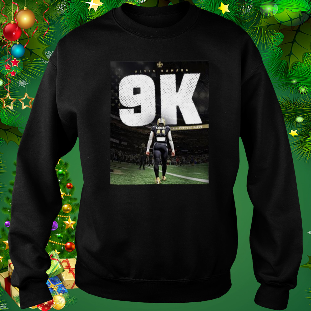 Alvin Kamara New Orleans Saints 9000 all purpose yards shirt 4 Sweat tshirt