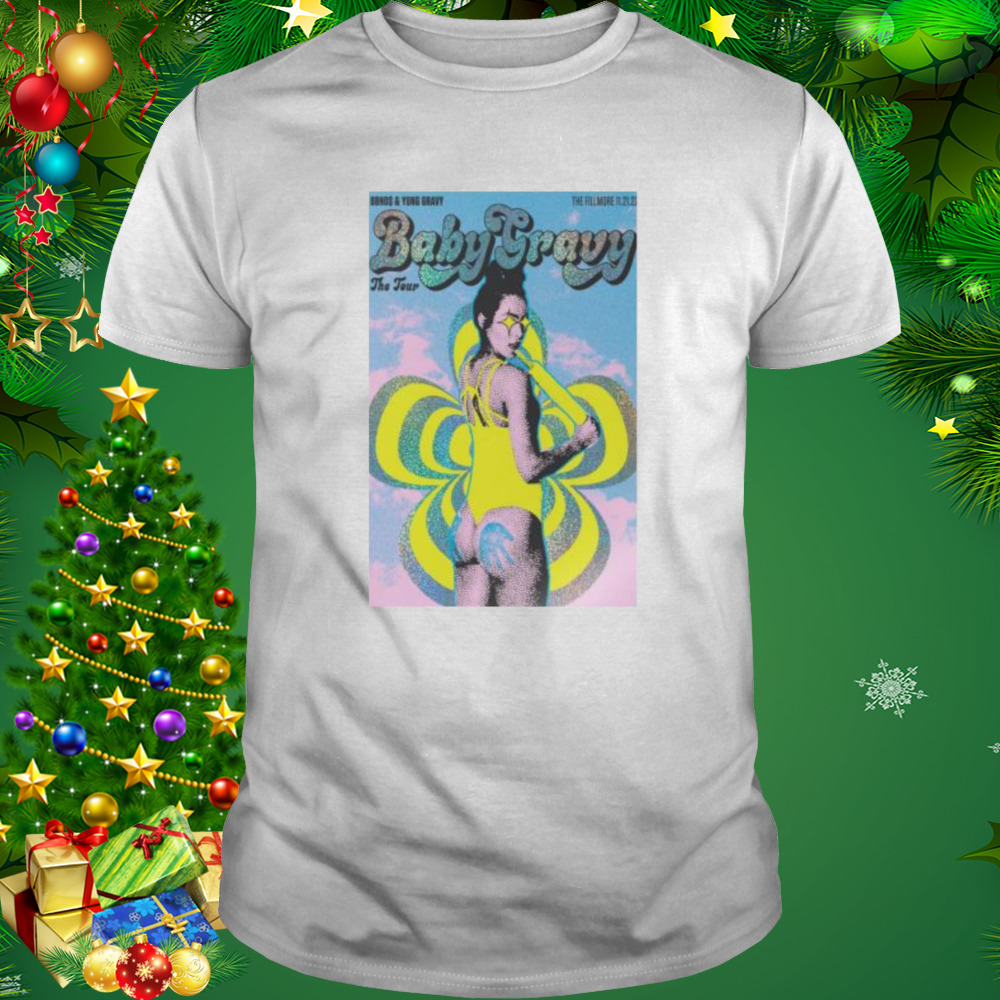 Baby gravy the tour 2022 bbnos & yung gravy the fillmore nov 21th 2022 shirt 1 Unisex shirt
