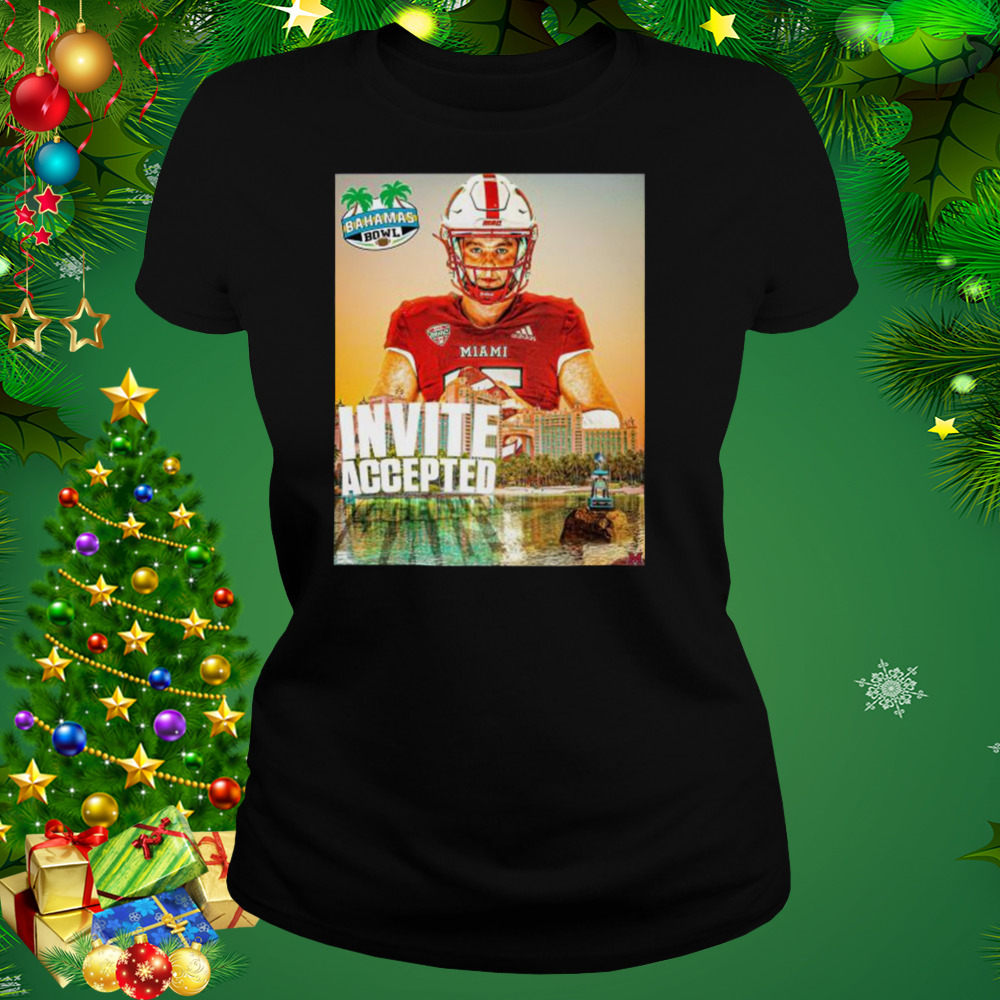 Bahamas Bowl Invite Accepted 2022 shirt 2 Women's tshirt