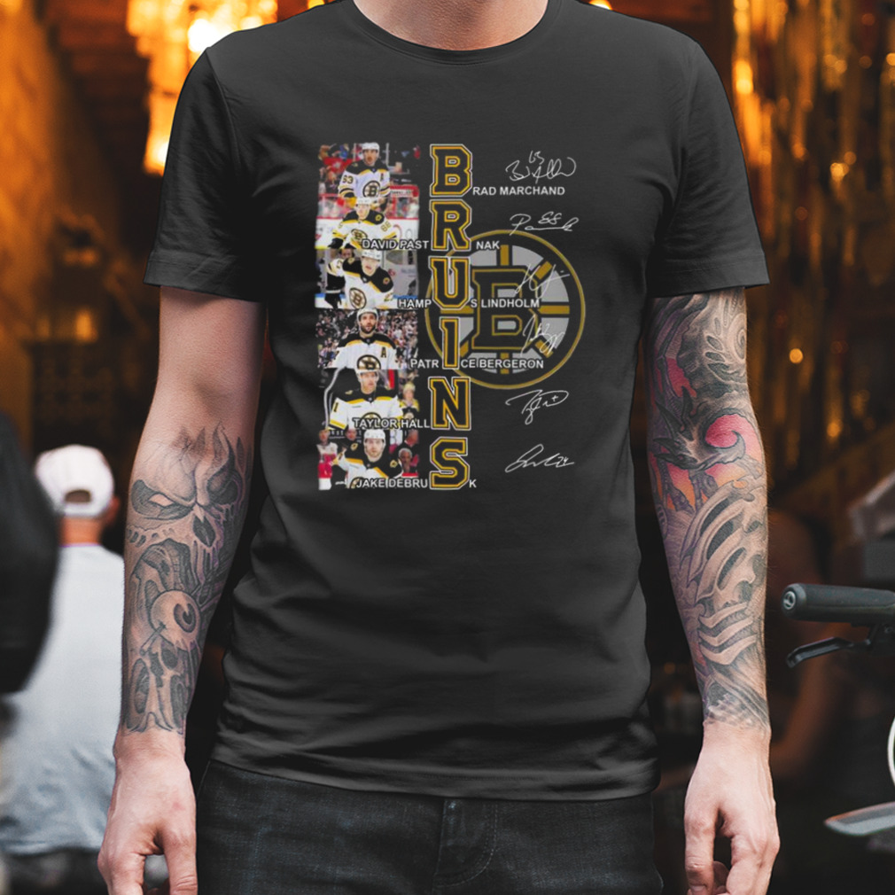 David Pastrnak Boston Bruins Men's Backer T-Shirt - Ash