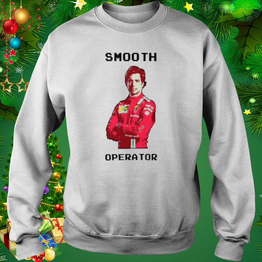Boy Who Loves Carlos Sainz Smooth Operator Pixel T-Shirt 4 Sweat shirt