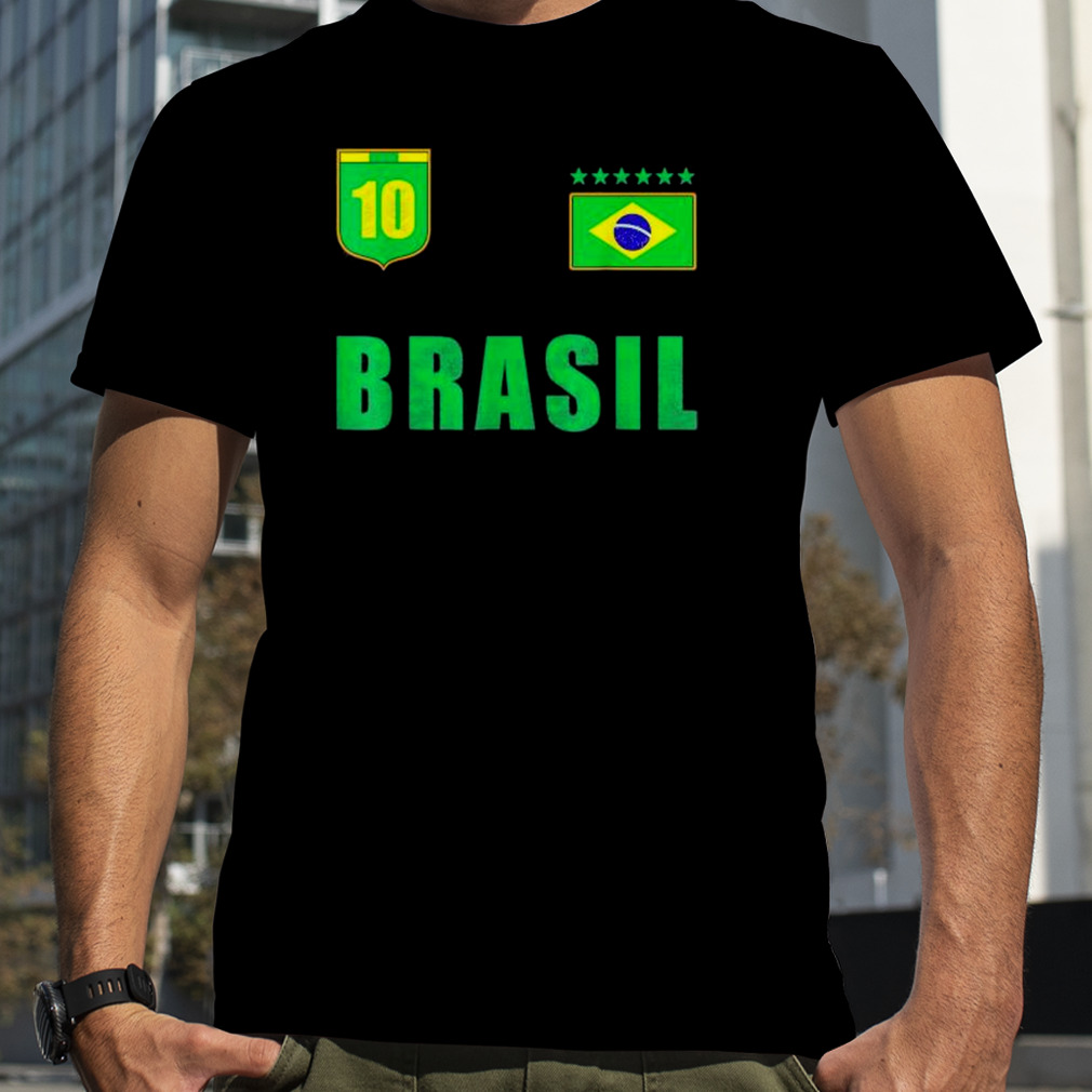 Brazil Jersey Number ten Brazilian Futebol Soccer Shirt