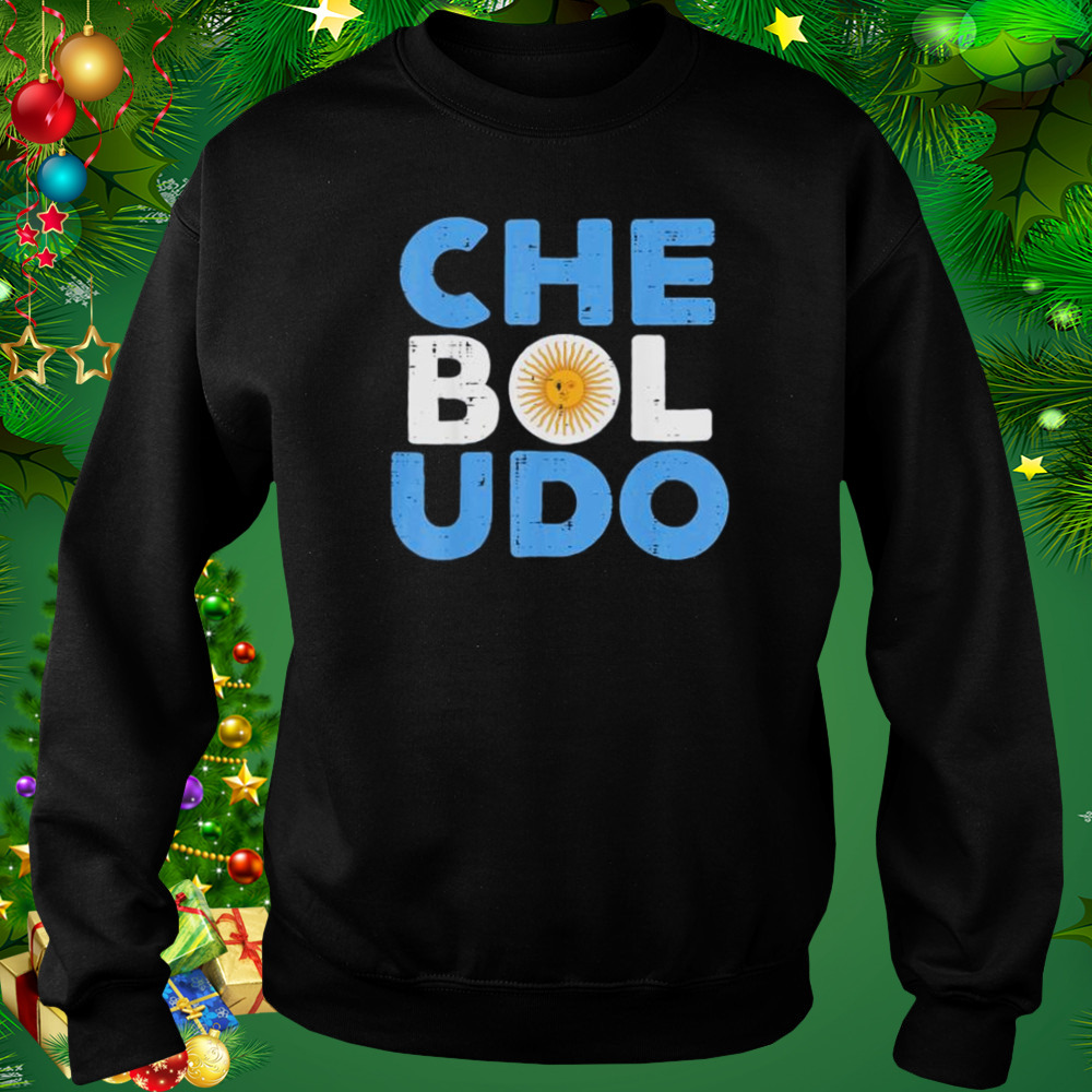 Che Bul Udo Argentina Flag Soccer Fan Shirt 4 Sweat tshirt