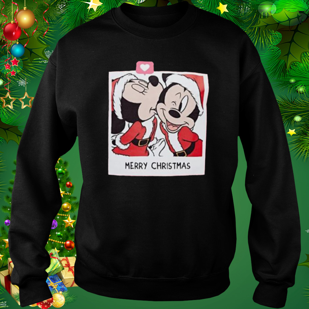 Cheap santa mickey mouse and minnie disney Christmas shirt 4 Sweat tshirt