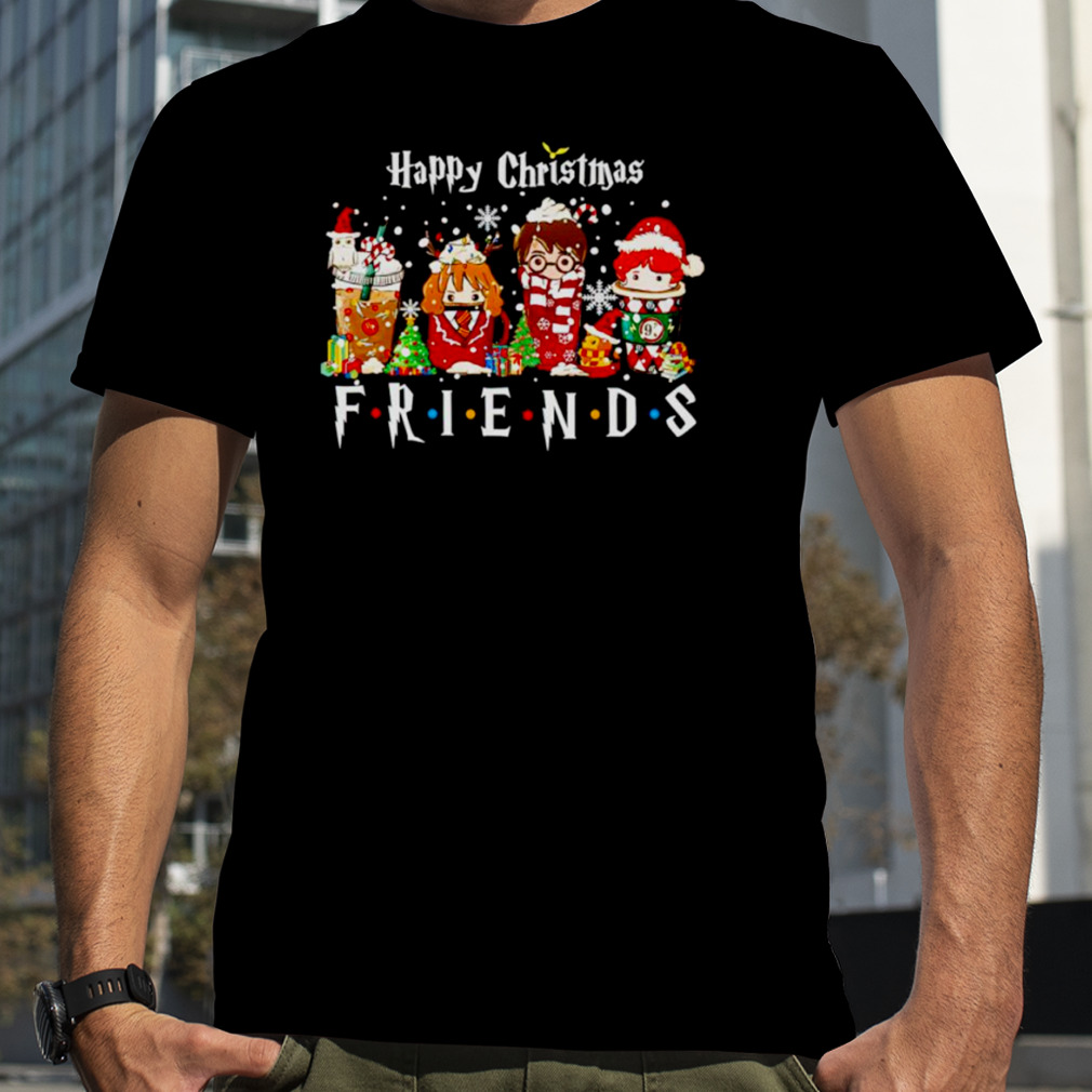 Happy Christmas Harry Potter friends shirt