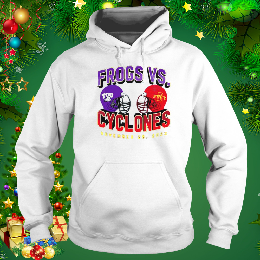 Iowa State Cyclones Vs Tcu Horned Frogs Game Day 2022 Shirt 5 Hoodie shirt