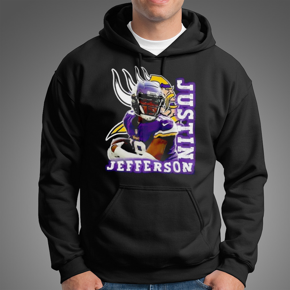 Justin Jefferson Shirt Minnesota Viking Jettas Jets SKOL Griddy NFL Vintage  Bootleg 90s Retro - Anynee