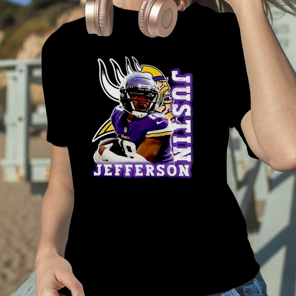 Justin Jefferson T Shirt, Justin Jefferson Vintage Shirt, Justin Jefferson  Bootleg Shirt, Minnesota Football Shirt, 90er