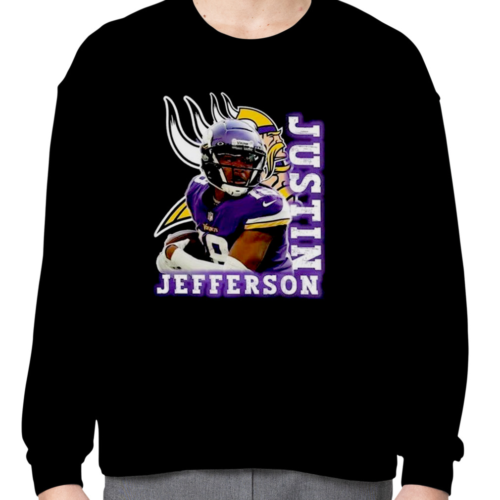 Justin Jefferson T Shirt, Justin Jefferson Vintage Shirt, Justin Jefferson  Bootleg Shirt, Minnesota Football Shirt, 90er