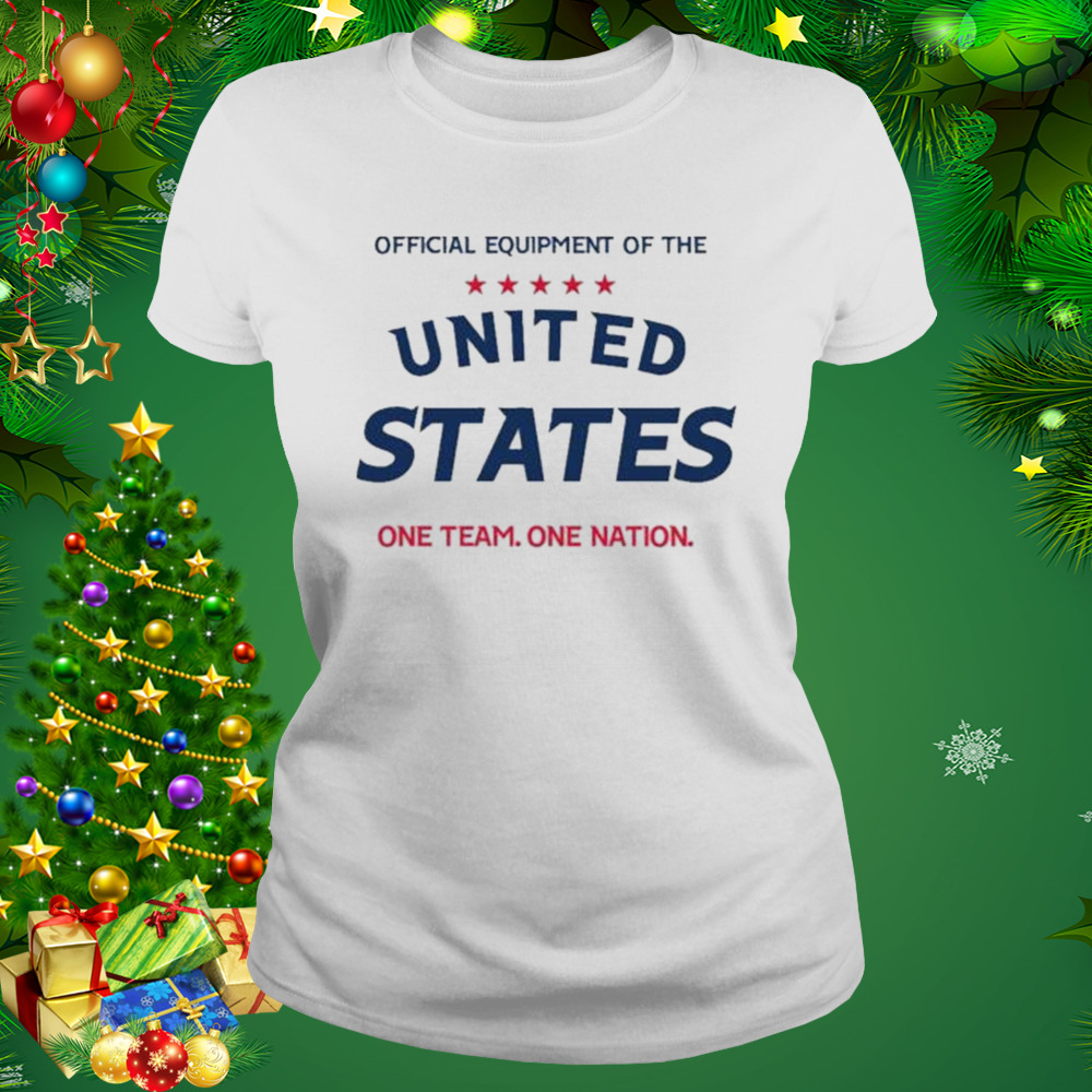One Team One Nation United States National Soccer Team Qatar World Cup 2022 T-Shirt 2 Women's shirt