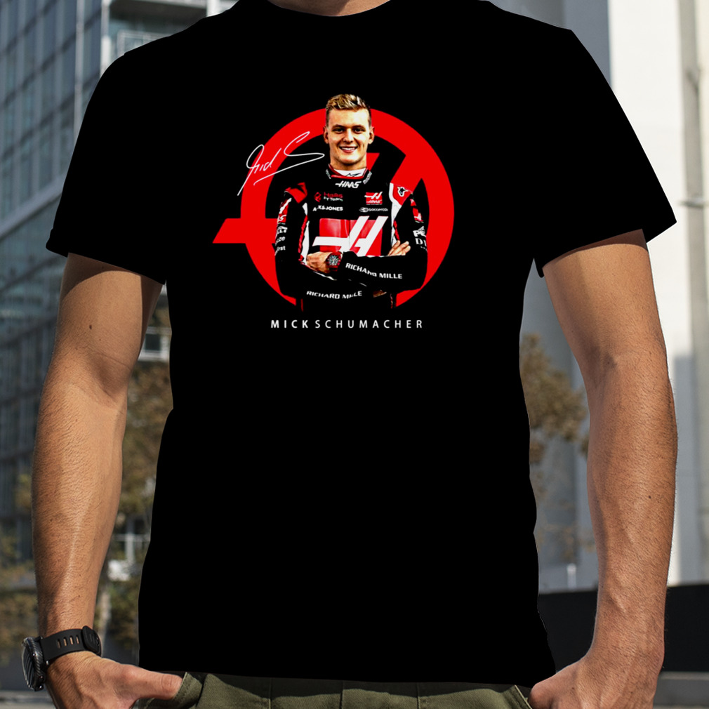 The Hass Team Signature Mick Schumacher F1 shirt