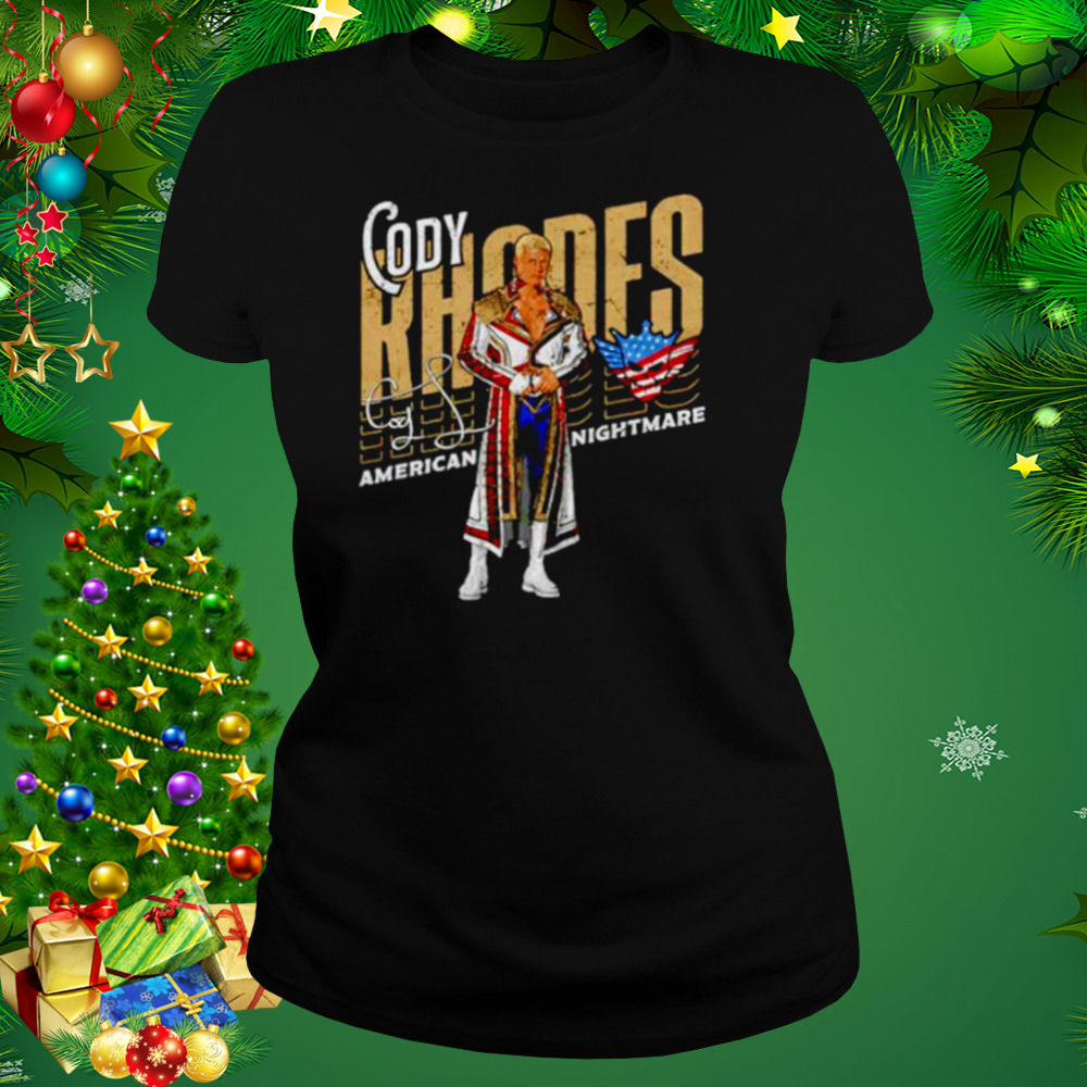 american nightmare Cody Rhodes signature slant shirt 2 Women's tshirt