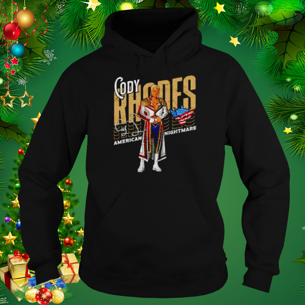 american nightmare Cody Rhodes signature slant shirt 5 Hoodie tshirt