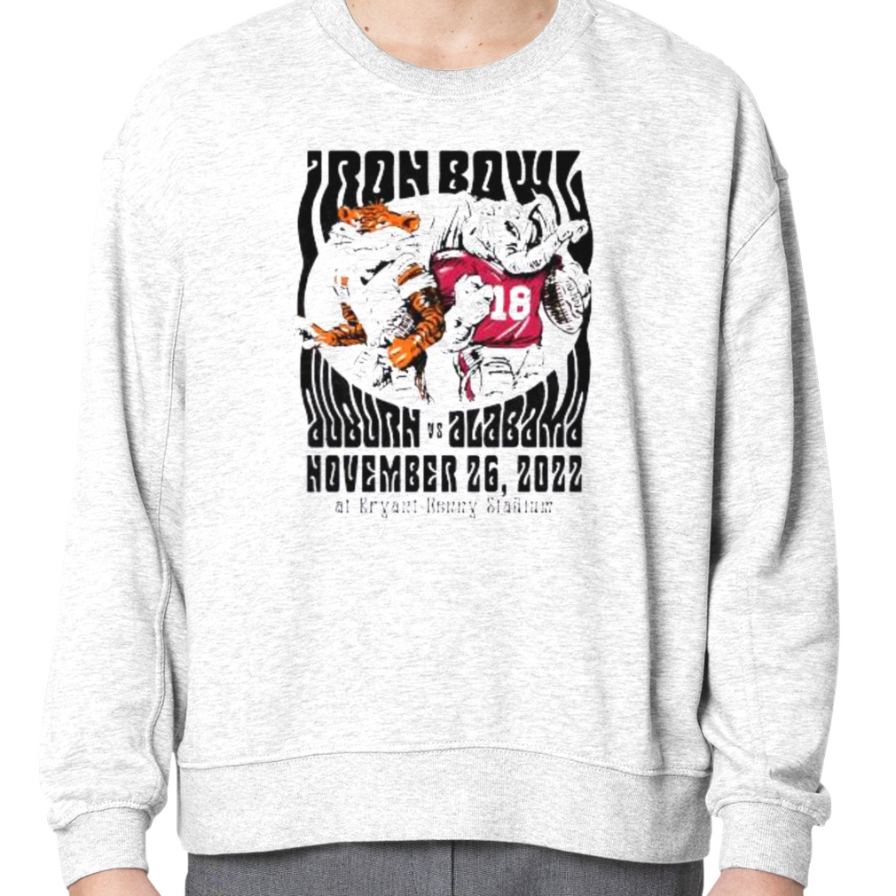 Auburn Vs alabama Iron Bowl november 26 2022 at bryant denny stadium shirt