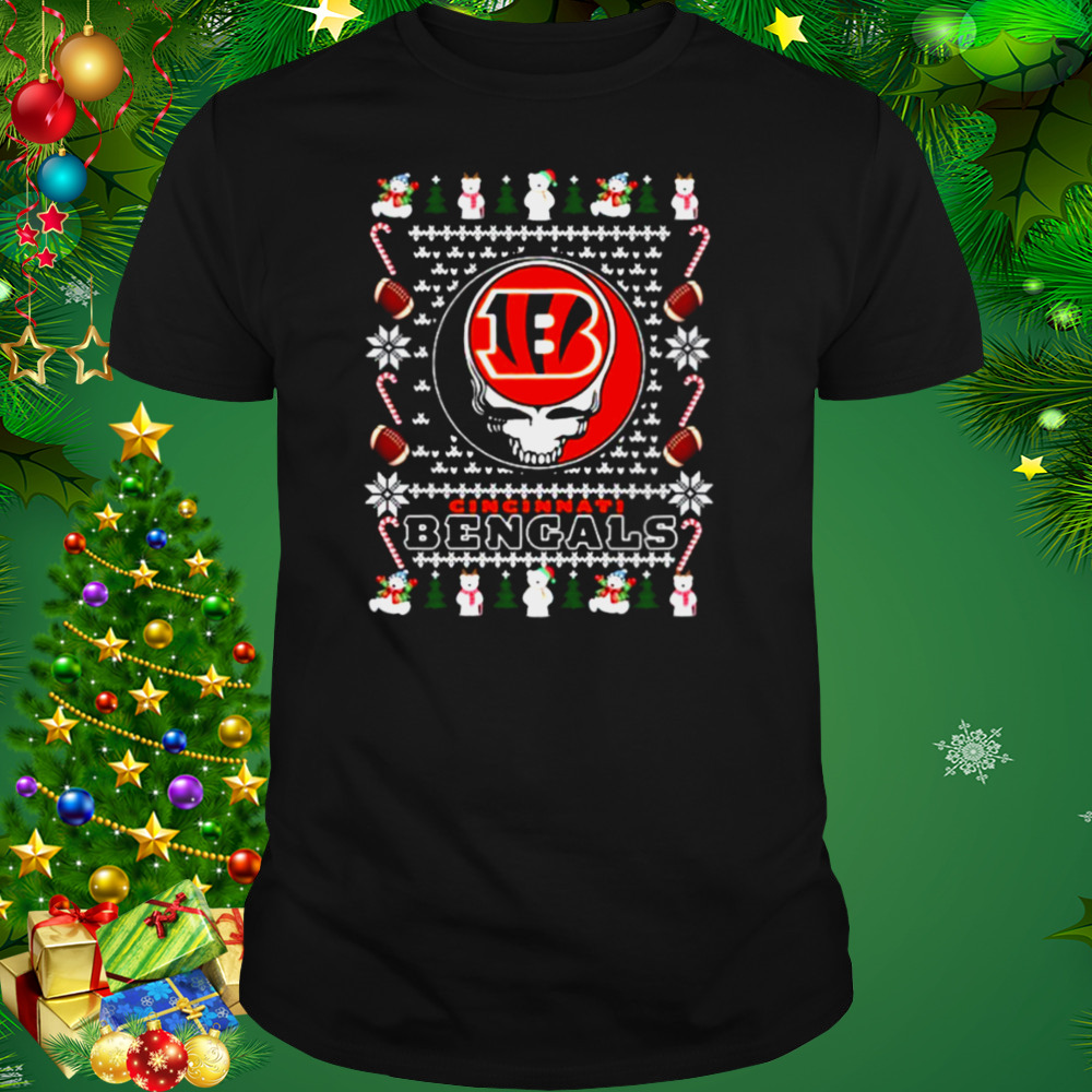 Bear Cincinnati Bengals Ugly Christmas Shirt