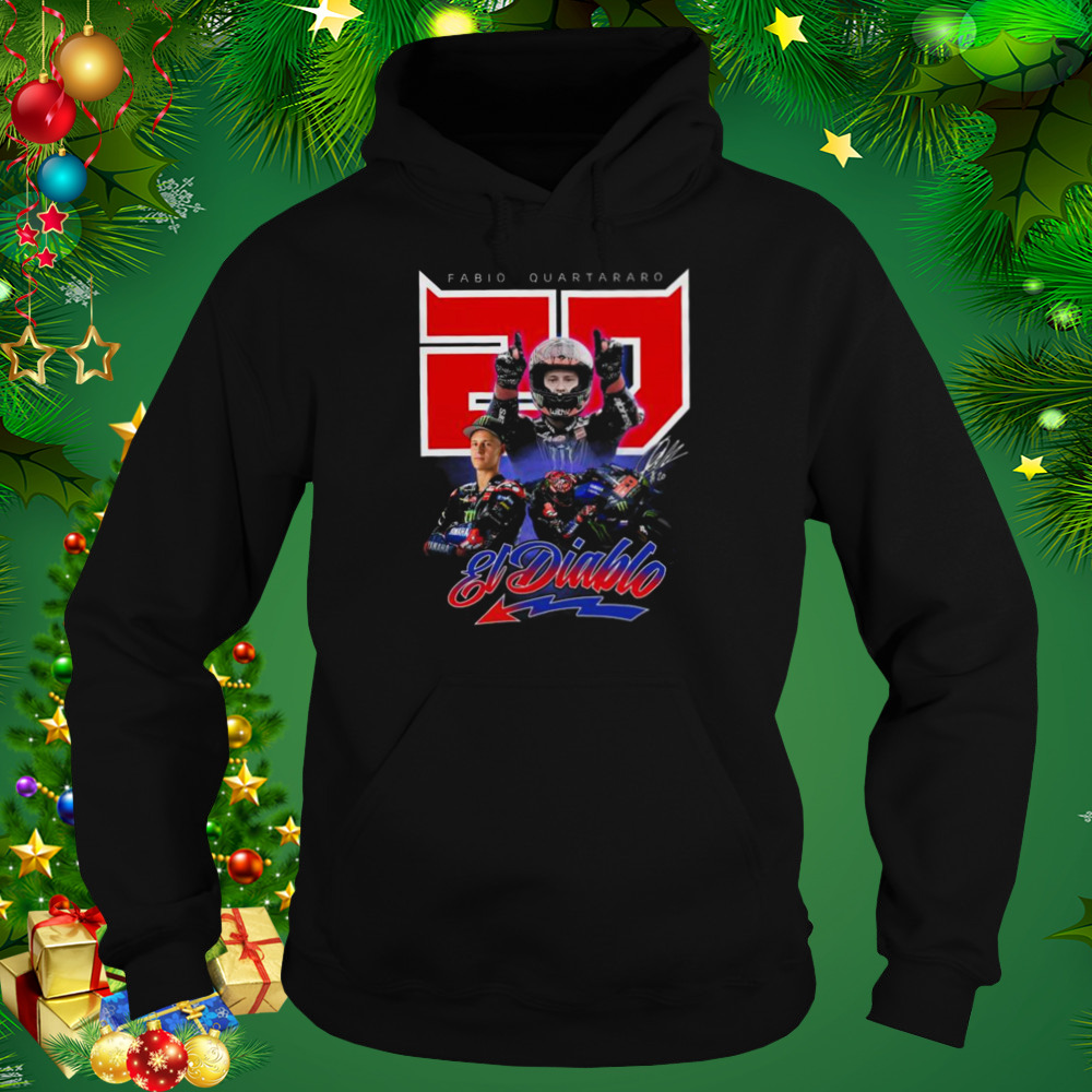 Fabio Quartararo El Diablo signatures shirt 5 Hoodie tshirt
