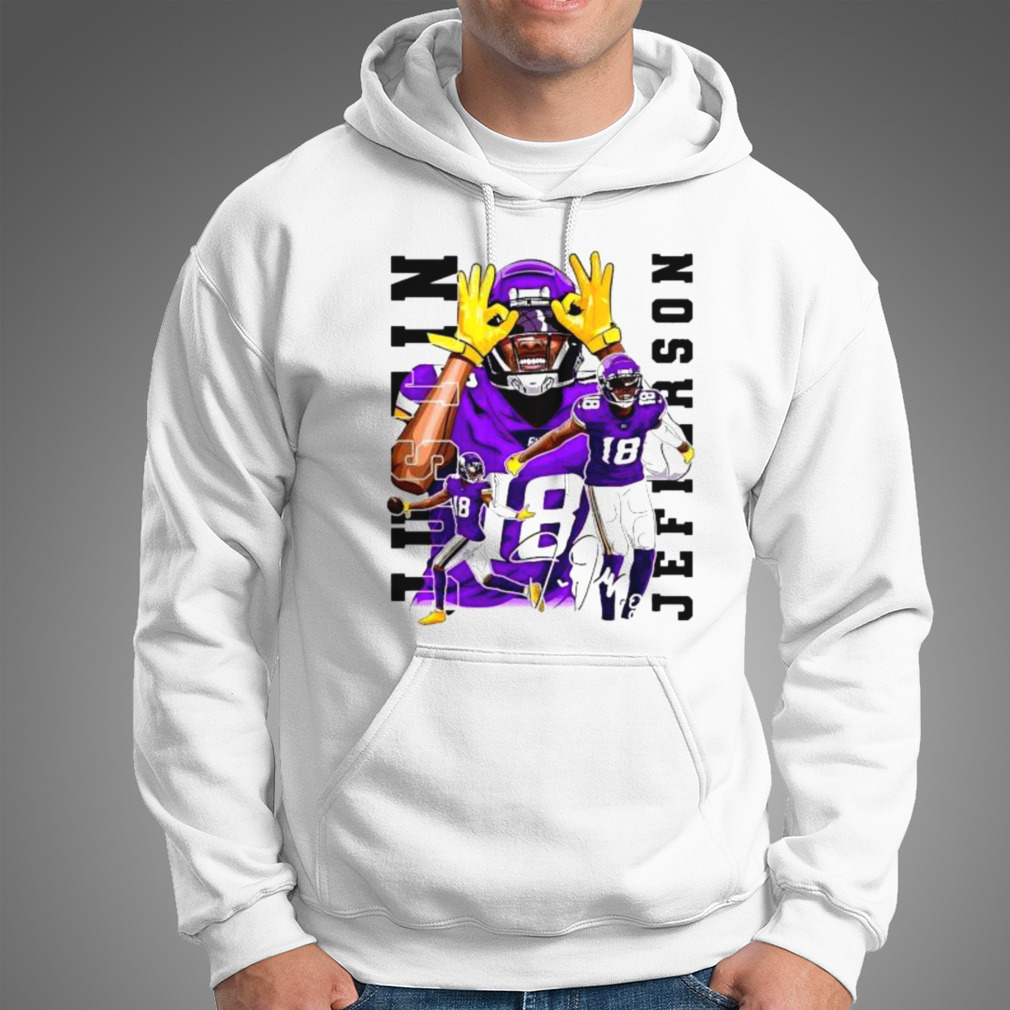 Justin Jefferson Griddy Shirt Womens Vikings Shirt Minnesota Vikings Gift -  Happy Place for Music Lovers