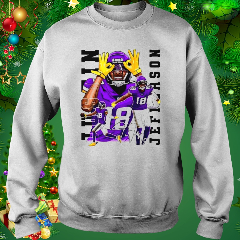 Justin Jefferson Minnesota Vikings Griddy Dance T-Shirt - TeeHex