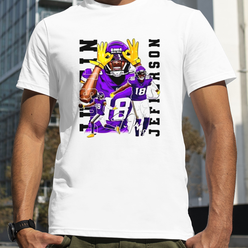 Jjets Justin Jefferson cartoon shirt, hoodie, sweater, long sleeve and tank  top